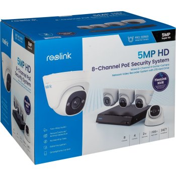 Reolink RL-NVS8-5MD4 mājas automatizācijas uzraudzības iekārta