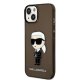 Karl Lagerfeld Ikonik Karl futrālis iPhone 14 Plus / 15 Plus - melns