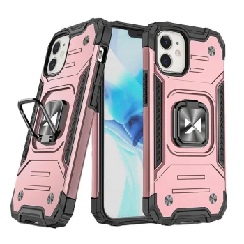 Чехол для iPhone 14 Wozinsky Ring Armor с кольцом-держателем, золотой