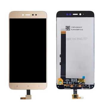 LCD Screen for Xiaomi Redmi Note 5A Prime with Frame Refurbished Gold