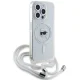 Karl Lagerfeld iPhone 15 Pro Max Case Crossbody IML Karl Head MagSafe - Transparent