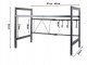 Microwave Oven Rack Adjustable Kitchen Shelf
