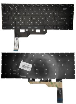 MSI GE66 / GS66 klaviatūra ar apgaismojumu (US), melna