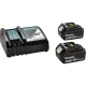 Akumulatora apdares naglotājs Makita DBN501RTJ 18V (2x 5.0 Ah)