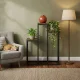 ModernHome 3 plauktu puķu statīvs, Loft stils