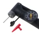 Rallex Hand Bike Pump with Pressure Gauge and Mount