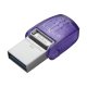Kingston DT microDuo 3C 64GB Dual USB Flash Drive Type-C, purple