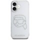 Прозрачный чехол Karl Lagerfeld IML Rhinestones Karl Head для iPhone 16