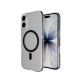 Puro iPhone 17 Case Lite Mag with MagSafe, Transparent with Black Ring