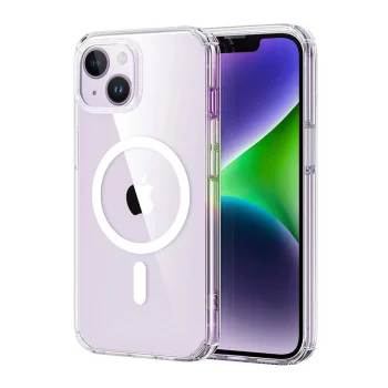 ESR Krystec Clear vāciņš priekš iPhone 14 Plus ar MagSafe, caurspīdīgs