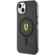 Ferrari iPhone 14 Plus vāciņš Translucent MagSafe, melns