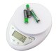 Elektroniskie virtuves svari ar LCD displeju, 5 kg