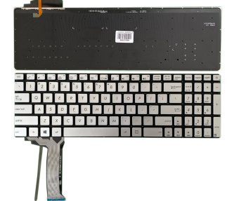 Asus N551 N551J N552 N552V Laptop Keyboard, Silver