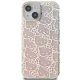 Hello Kitty iPhone 15 vāciņš IML Gradient Electrop Crowded Kitty Head, rozā