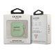 Guess AirPods vāciņš Silicone Heart Charm Zaļš