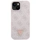 Чехол Guess Crossbody 4G Metal Logo для iPhone 15 Plus, розовый