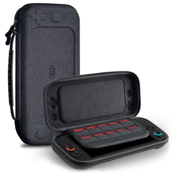 Tech-Protect Hardpouch aizsargmaciņš Nintendo Switch 2 pelēks