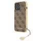 Guess 4G Charms Collection vāciņš iPhone 13 Pro / 13, brūns