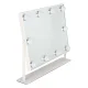 LED kosmētikas spogulis ar 10 spuldzēm un 3 gaismas toņiem, balts