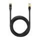 Baseus Speed Seven High Speed Network Cable RJ45 10Gbps 5m Black (WKJS010501)