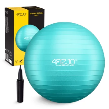 4FIZJO Reh Ball vingrošanas bumba 75 cm ar pumpi, piparmētru