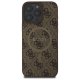 Чехол Guess для iPhone 16 Pro Max 4G Ring Classic Logo MagSafe, коричневый