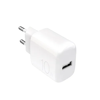 Puro PROLITE 10W USB-A tīkla lādētājs, balts