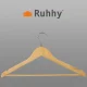 Деревянные вешалки для одежды Ruhhy 00024492, 10 шт., коричневые