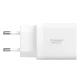 Сетевое зарядное устройство Spigen Essential EE472EU 2x USB-C GaN Pro 47W, белое