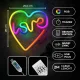 RGB LED Неон Forever Light FLRN02 LOVE W SERCU с пультом