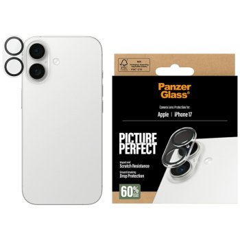 PanzerGlass PicturePerfect rūdītā stikla kameras lēcas aizsargstikls iPhone 17 | Tempered Glass Screen Protector