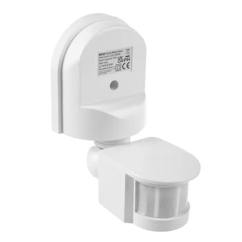Maclean MCE25 W sienas kustības un krēslas sensors, 180°, 1200W, balts