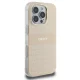 DKNY iPhone 16 Pro Case Repeat Texture Pattern & Stripe MagSafe - Pink
