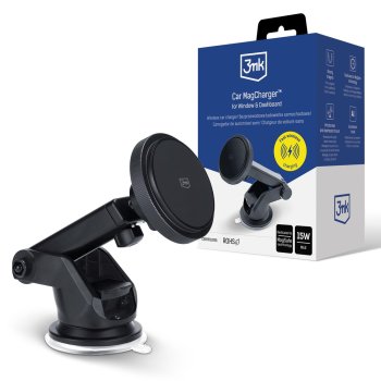 3mk Car MagCharger automašīnas turētājs vējstiklam un priekšējam panelim