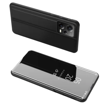 Чехол-книжка Clear View Case для Xiaomi Redmi Note 12 5G / Poco X5 5G, черный