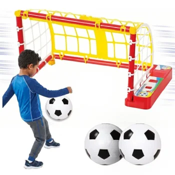 Kustīgie futbola vārti ar bumbām