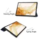 Samsung Galaxy Tab S9+ Plus (SM-X810, SM-X816B) Trifold Stand PU Leather Cover Case, Blue | Чехол Книжка...