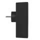 Сетевой разветвитель Maclean MCE248 F/B, 3 розетки, 2x USB-A, 2x USB-C PD 20W, черный