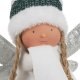 Sitting Christmas Fairy Angel Figurine Ruhhy 22339, 55 cm