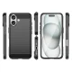 Vāciņš iPhone 16 Plus Carbon Case, TPU, melns