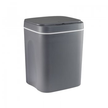Bezkontakta Automātiska Atkritumu Tvertne Grozs 14L, Pelēks | Contactless Waste Bin Automatic Garbage Container