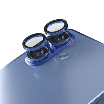 Etteri kameras aizsargstikls iPhone 16 / 16 Plus, zils