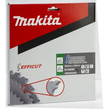 Makita EFFICUT Circular Saw Blade for Wood 260x30 mm, 45T B-64630