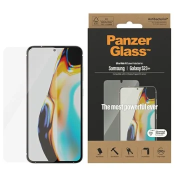 PanzerGlass Ultra-Wide Fit rūdīts stikls priekš Samsung Galaxy S23+ | tempered glass for