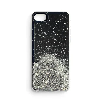 Vāciņš Wozinsky Star Glitter priekš Xiaomi Poco F3 / Redmi K40 / K40 Pro / K40 Pro+, melns