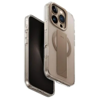 Uniq Heldro Max iPhone 16 Pro 6.3" Magclick Charging case gold/taupe gold
