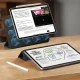ESR iPad Pro 11\" 2024 (5. paaudze) atverams vāciņš maciņš grāmatiņa Rebound Magnetic, melns