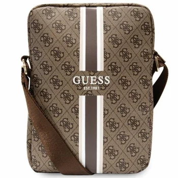 Сумка Guess для планшета 10" 4G Stripes, коричневая