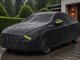 Waterproof Car Cover XL with Mirror Pockets All Weather, black