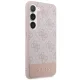 Samsung Galaxy S23 (SM-S911) Guess 4G Stripe Collection Case Cover (GUHCS23SG4GLPI), Pink | Чехол Кейс...